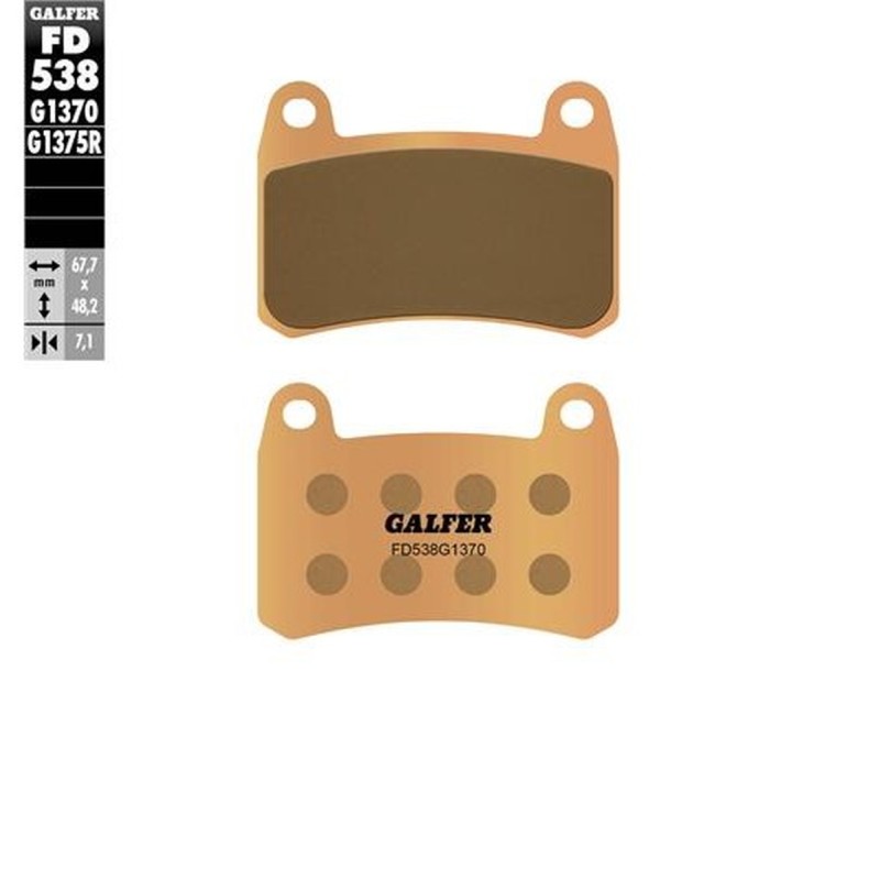 Klocki hamulcowe GALFER KH658 złote Benelli 251S 302S/R TRK 251/302