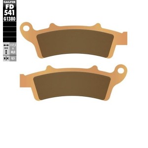 GALFER KLOCKI HAMULCOWE KH324 SPIEK METALICZNY (ZŁOTE) SCOOTER - najlepsza jakość i trwałość