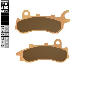 Klocki hamulcowe GALFER KH716 Złote do Honda CB 125 F '17-'20