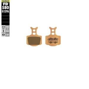 GALFER KLOCKI HAMULCOWE SPIEK METALICZNY (ZŁOTE) OFF ROAD KTM SX 50 '23-'25