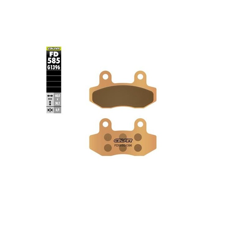 GALFER KLOCKI HAMULCOWE SPIEK METALICZNY (ZŁOTE) OFF-ROAD SURRON '24-