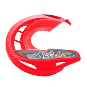 Osłona tarczy hamulcowej ACCEL ELEMENT plastikowy - czerwony - promocja