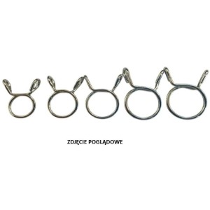 Tourmax 2025/09 Zacisk do Przewodów Paliwowych 8mm 10 szt (Made in Japan)