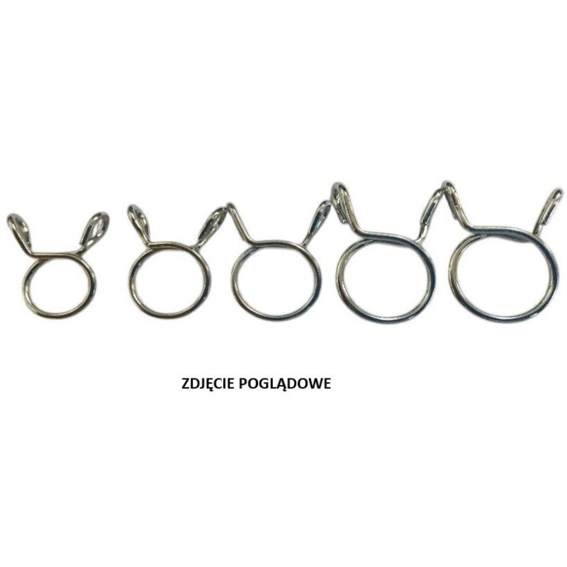 Tourmax 2025/09 Zacisk do Przewodów Paliwowych 8mm 10 szt (Made in Japan)