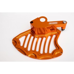 Osłona aluminiowa tarczy hamulcowej przedniej KTM '15-'24 kolor pomarańczowy