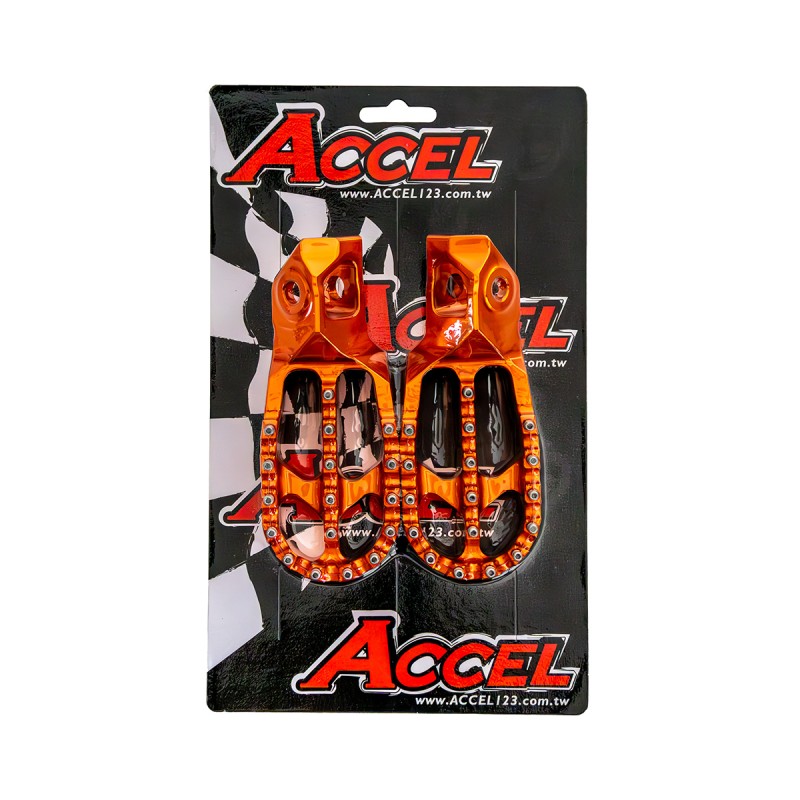 Podnóżki ACCEL do KTM SX / SXF / XC / XCF i HUQVARNA TC / TX / FC / FX