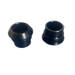 FM-PARTS DYSTANSE / TULEJKI KOŁA PRZEDNIEGO BETA RR / X-TRAINER '14-'25 KOLOR CZARNY