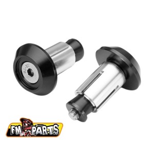 FM-PARTS KOŃCÓWKI KIEROWNICY/KORKI ALUMINIUM KOLOR CZARNY