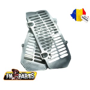 Osłony chłodnicy aluminiowe KTM/Husqvarna '20-23' - Srebrne kratki FM-PARTS