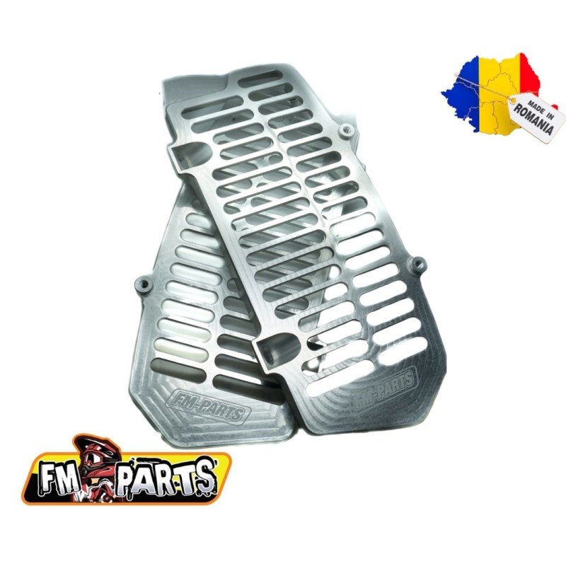 Osłony chłodnicy aluminiowe KTM/Husqvarna '20-23' - Srebrne kratki FM-PARTS