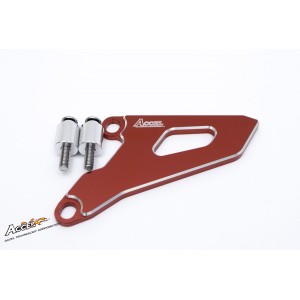 Osłona zębatki przedniej do Honda CR 250R, CRF 250R, CRF 250X - czerwona