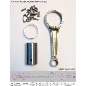 FLYWAY KORBOWÓD HONDA CRF 230 - Najwyższa jakość i wydajność