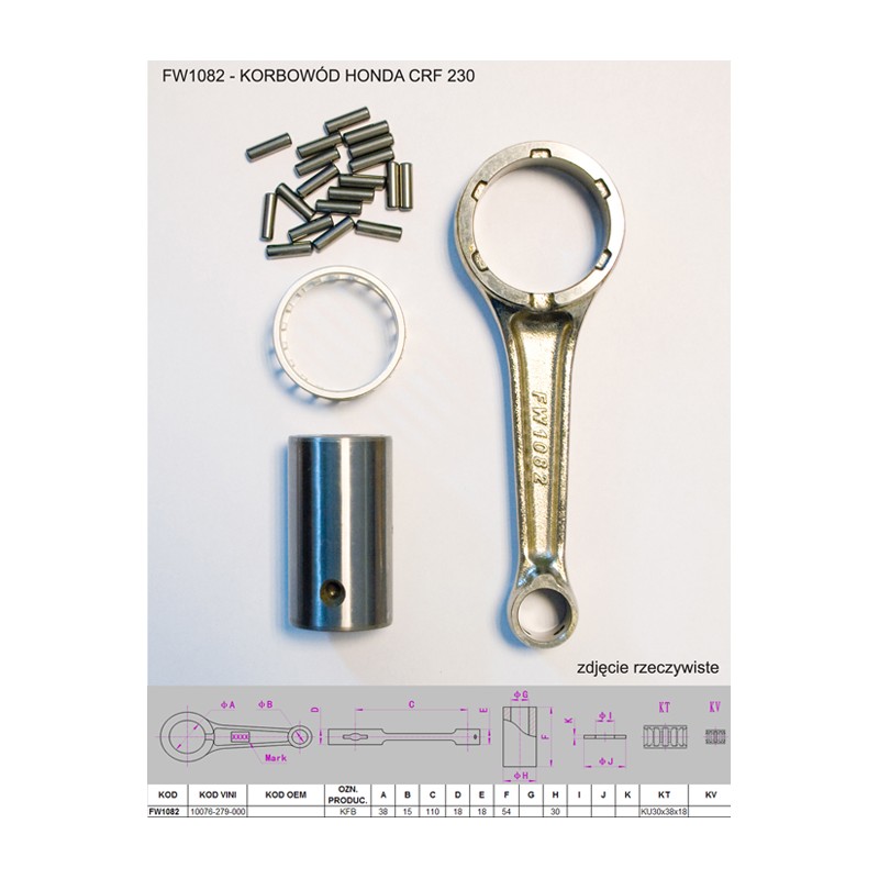 FLYWAY KORBOWÓD HONDA CRF 230 - Najwyższa jakość i wydajność