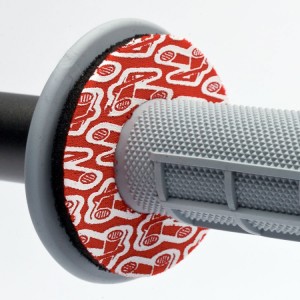 Renthal Nakładki Piankowe na Manetki - Czerwone Donutki