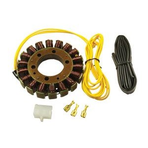 ELECTREX UZWOJENIE ALTERNATORA (STATOR) YAMAHA XV250 '88-'11, XT 600E '95-'02, XTZ660 '91-'98, SUZUKI LTF250/300, VZ800 - Sklep 