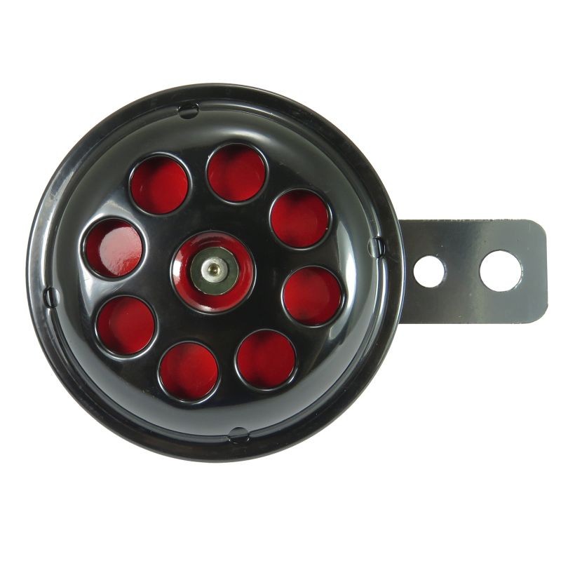 Gauss Klakson Sygnał Dźwiękowy 70mm Czarny-Czerwony