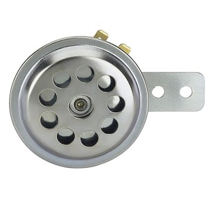 Klakson Gauss srebrny chromowany 70 mm - sygnał dźwiękowy uniwersalny