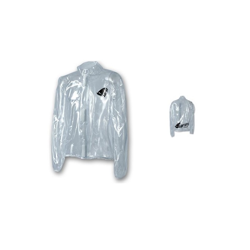 UFO Kurtka Przeciwdeszczowa, Przeźroczysta Rozmiar XXXL