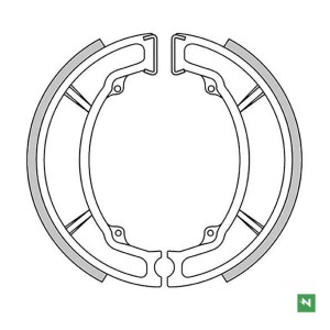 Nowe szczęki hamulcowe tył do Yamaha Beluga 125, DT 125, DT 175, RD 125, SR 125