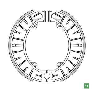 Nowe szczęki hamulcowe do KTM MX 250 '82 oraz KTM GS 175 '77-'82