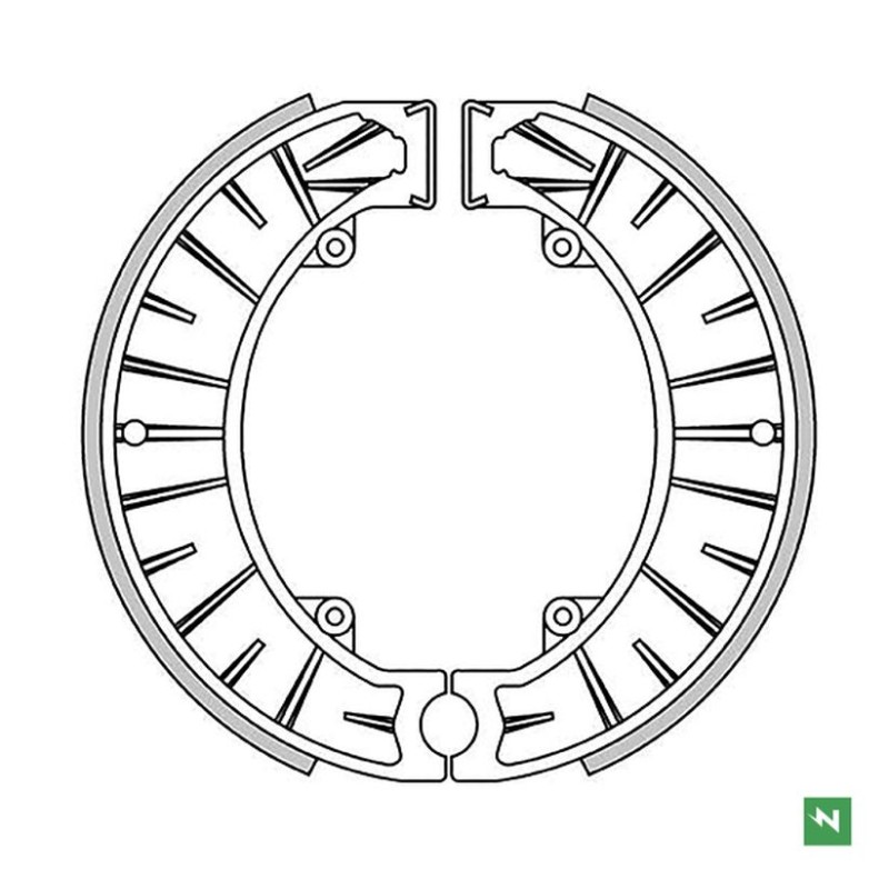 Nowe szczęki hamulcowe do KTM MX 250 '82 oraz KTM GS 175 '77-'82