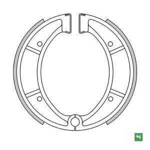 Nowe szczęki hamulcowe do Husqvarna CR 125, CR 240, CR 250, WR 125, WRE 125