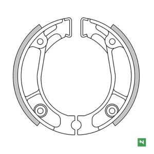 Nowe szczęki hamulcowe do Hondy C 90, CR 80R, CRF 150F, CT 110, CT 125