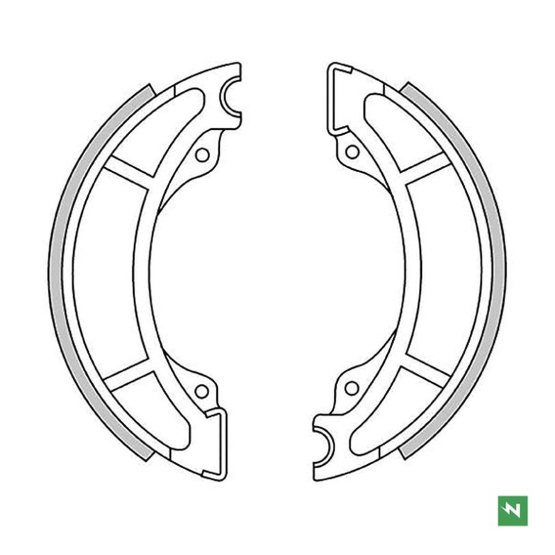 Nowe szczęki hamulcowe tył do Husqvarna WRE 125 '89-'94 oraz do KTM GS 125/250/600 '83-'85, MX 125/250/500 '83-'86