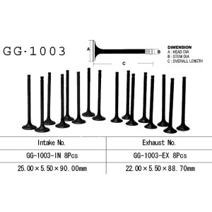 Vesrah Zawór Ssący Honda CB 750F '79-'83, CB 750K '79-'82 (OEM: 14711-422-000)