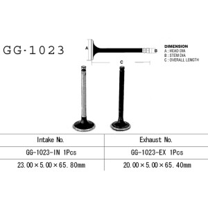 Zawór wydechowy do HONDA TRX 90 '93-'19, CRF 70F '04-'12, XR 70R '97-'03 (OEM: 14721-GF6-010)