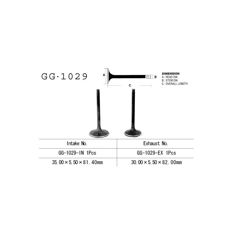 Zawór ssący Honda TRX 450 ES/FE/S '98-'04 (OEM: 14711-HN0-670,14711-HN0-A00) - Made in Japan