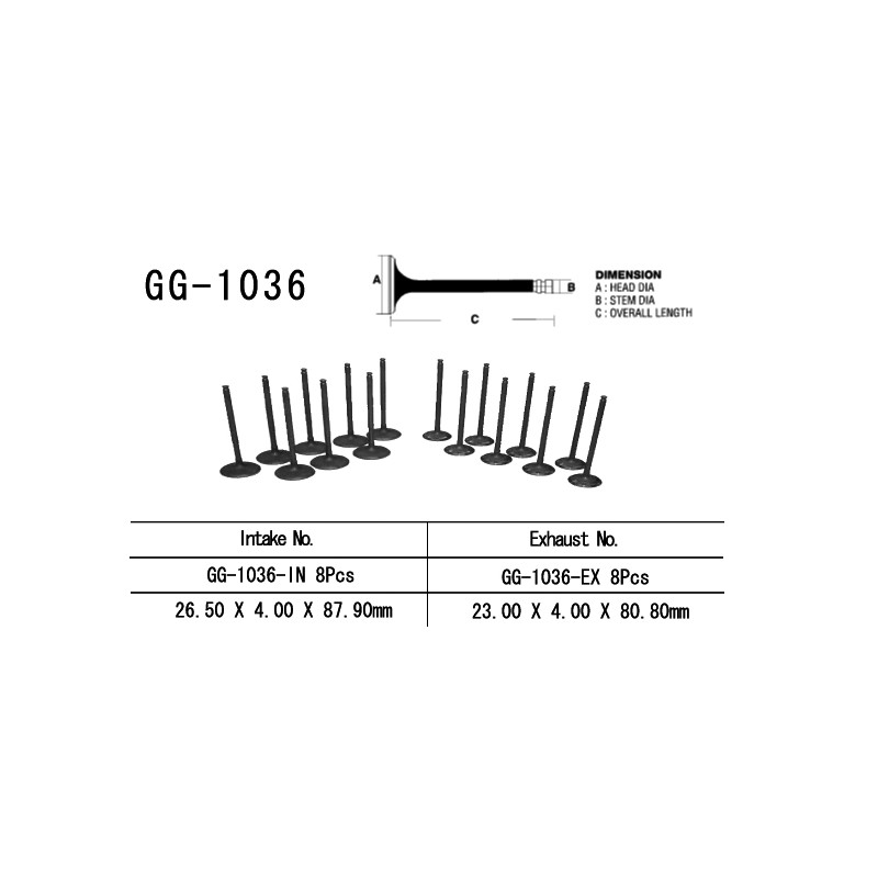 Zawór ssący Honda CBR 600 F4 '99-06' (OEM: 14711-MBW-000) - Made in Japan