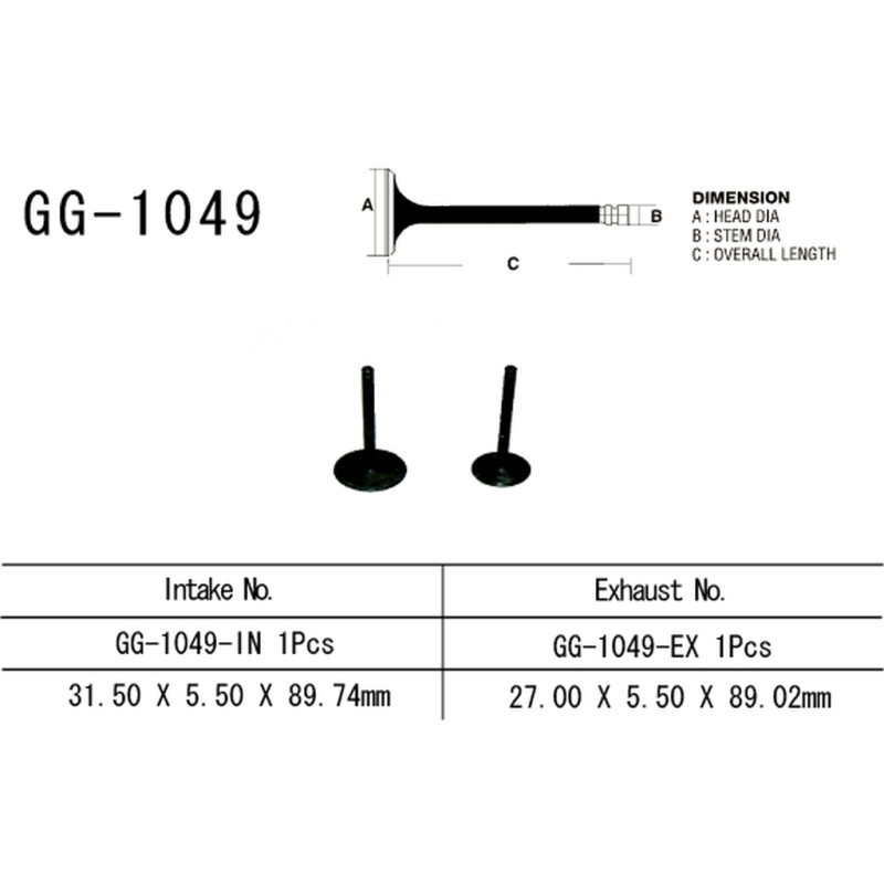 VESRAH ZAWÓR SSĄCY HONDA CRF 230 '03-20' (OEM: 14711-KBB-900) - Made in Japan