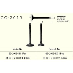 Zawór wydechowy Yamaha YFM 250 '89-'09, TW 200 '87-'09, XT 225, TTR 230 (OEM: 5H0-12121-00,5XT-12121-00)