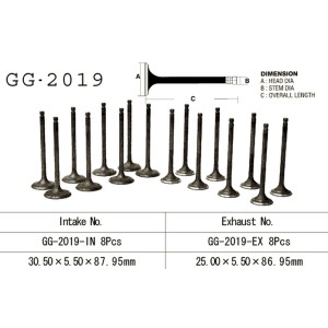 Vesrah zawór ssący Yamaha V-Max 1200 '85-'07 (OEM: 1FK-12111-00,1FK-12111-01)