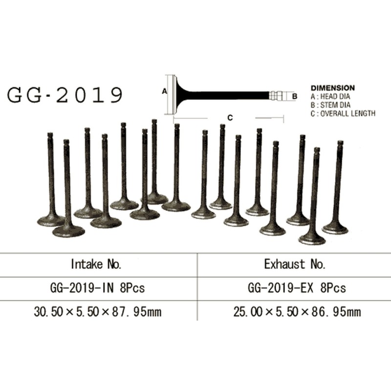 Vesrah zawór ssący Yamaha V-Max 1200 '85-'07 (OEM: 1FK-12111-00,1FK-12111-01)