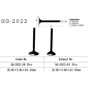 Zawór ssący Yamaha YFM 125 Grizzly, Raptor 125, XC 125 Riva - OEM 50M-12111-00, 5AP-12111-00