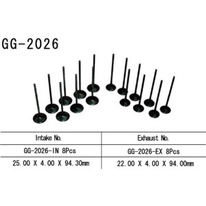 Vesrah zawór wydechowy Yamaha YZF R6 '99-02' (OEM: 5EB-12121-00,5EB-12121-10)