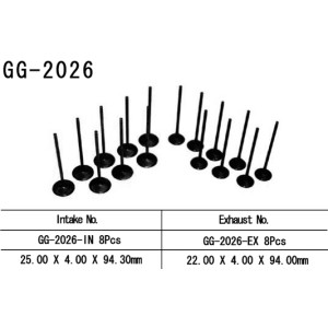 Zawór ssący Yamaha YZF R6 99-02 (OEM: 20S-12111-00, 5EB-12111-00, 5EB-12111-10) - Made in Japan