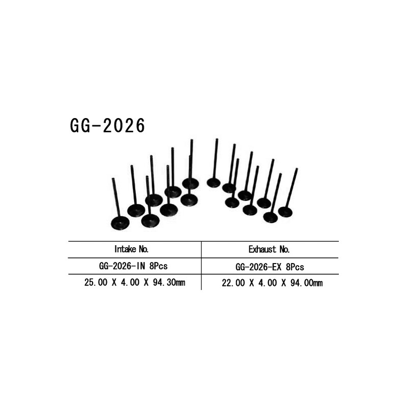 Zawór ssący Yamaha YZF R6 99-02 (OEM: 20S-12111-00, 5EB-12111-00, 5EB-12111-10) - Made in Japan
