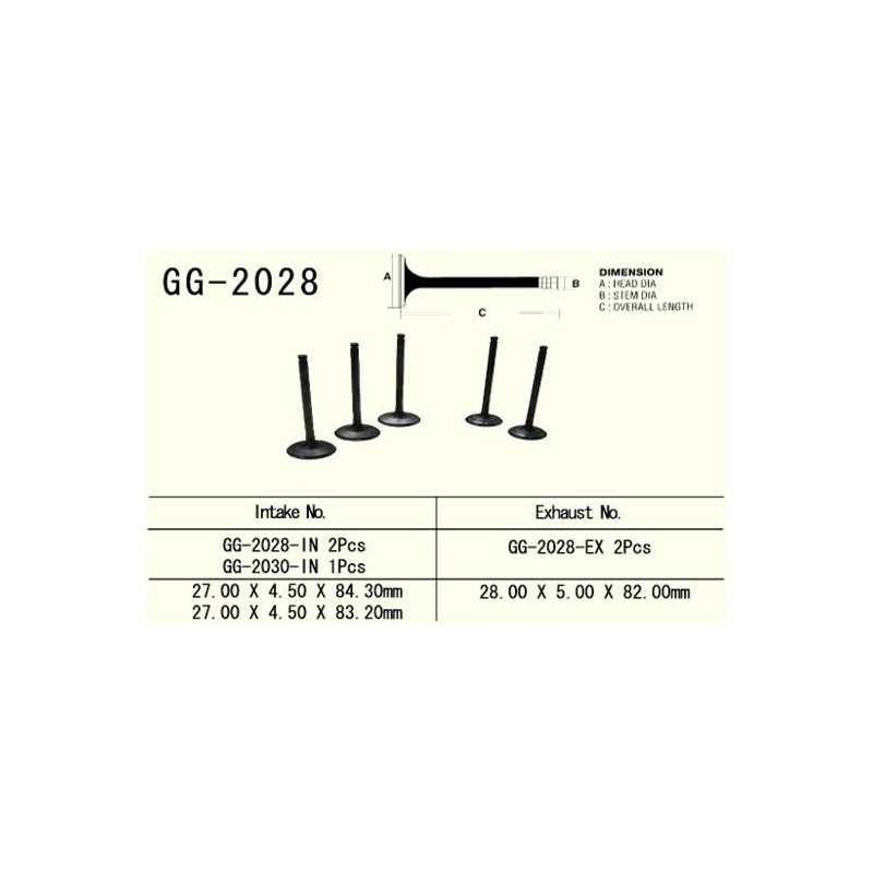 Zawór wydechowy Yamaha YZF 400/426 (OEM: 5BE-12121-10) - Made in Japan