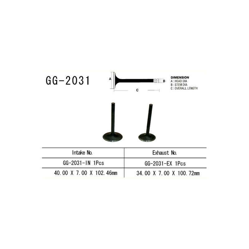 Zawór ssący Yamaha YFM 450 KODIAK GRIZZLY WOLVERINE '03-14' (OEM 5GH-12111-00)