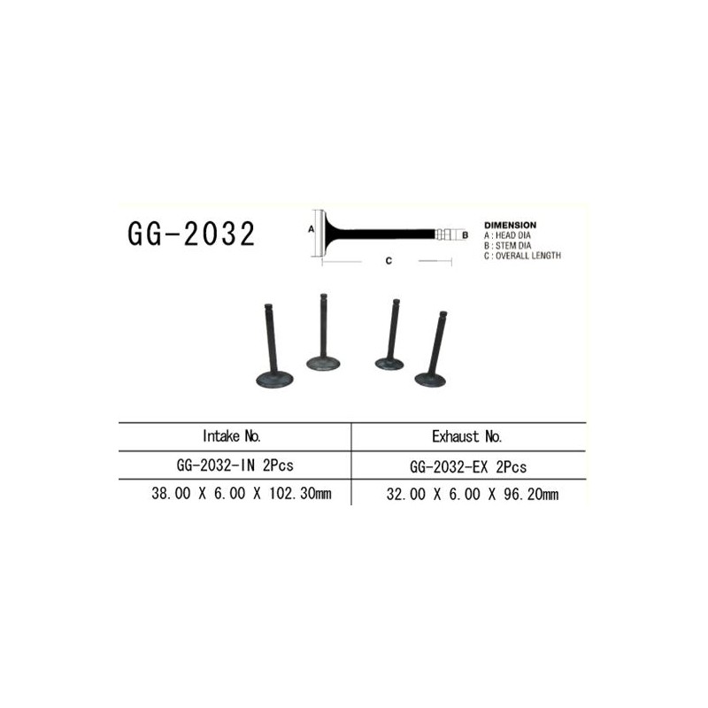 Zawór ssący Yamaha YFM 700 '06-'18, XT 660R/X | VESRAH (1 sztuka)