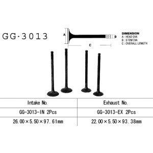 Zawór ssący VESRAH do Suzuki GZ 250 99-10, GN 250, DR 250, LT 300 E (OEM: 12911-38200)