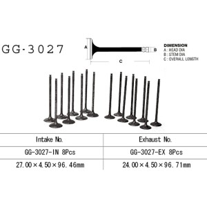 Zawór wydechowy VESRAH do Suzuki GSXR 750W '93-95' (OEM: 12912-17E00) - Made in Japan