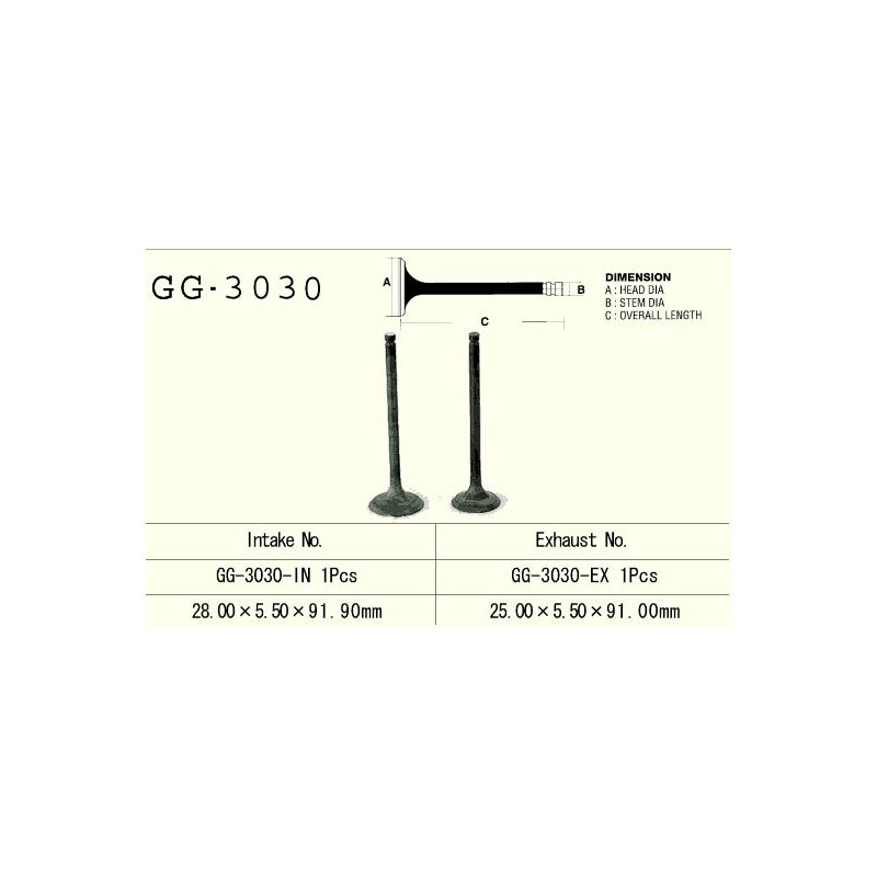 Zawór wydechowy Suzuki LT 160 '89-'03 (OEM: 12912-02C00) - Made in Japan