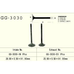 Zawór ssący Suzuki LT 160 '89-'03 (OEM: 12911-02C00) - Made in Japan