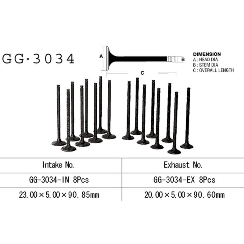 Zawór wydechowy Suzuki GSX 600F '92-97' (OEM: 12912-19E00) - VESRAH (1 szt.)