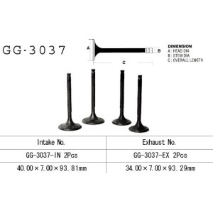 Zawór wydechowy Suzuki DR 750/800 '88-'93 OEM 12912-44B00 Made in Japan