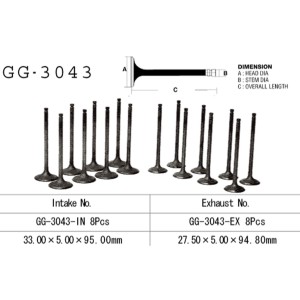 Zawór wydechowy Suzuki GSXR 1300 Hayabusa '99-07 (OEM: 12912-24F00) - Made in Japan